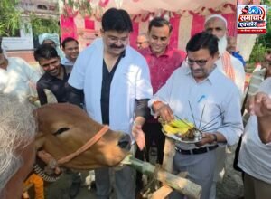 पशु चिकित्सा शिविर में 750 पशुओं का हुआ स्वास्थ्य परीक्षण और उपचार