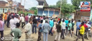 सरिया से हमला कर युवक की हत्या, शव सड़क पर रखकर परिजनों ने लगाया जाम