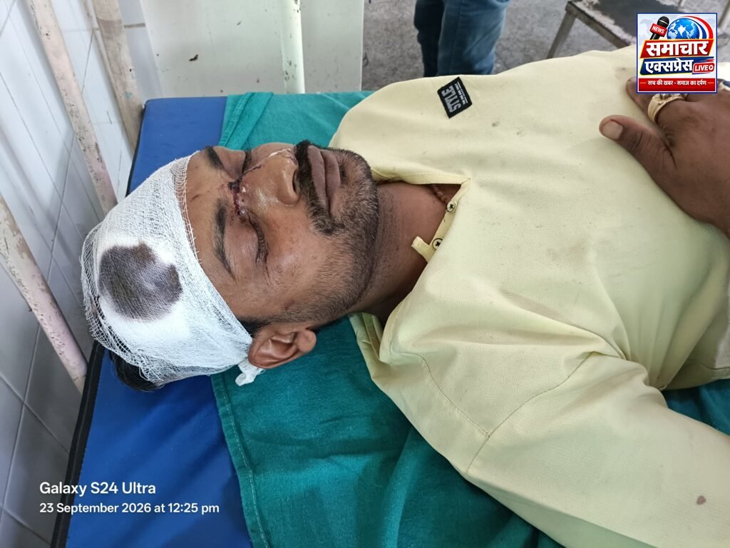 भाजपा नेता के पुत्र पत्रकार पर हमला, चार अन्य साथी घायल