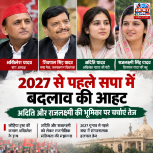 2027 से पहले सपा में बड़ा बदलाव, सैफई परिवार की अगली पीढ़ी पर निगाहें